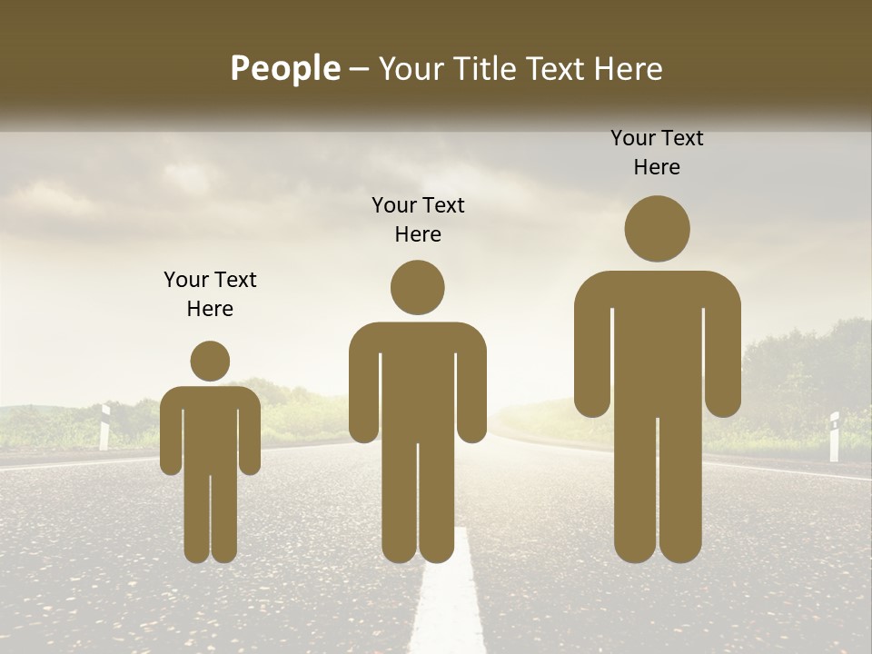 Cloud Construction Grass PowerPoint Template