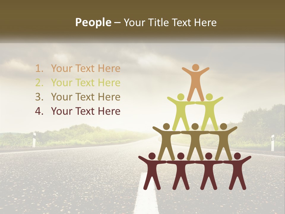 Cloud Construction Grass PowerPoint Template