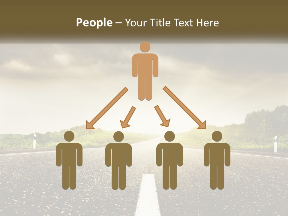 Cloud Construction Grass PowerPoint Template