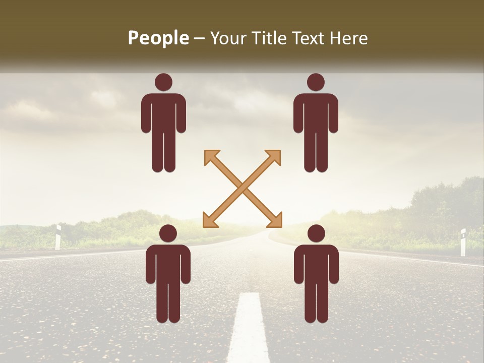 Cloud Construction Grass PowerPoint Template