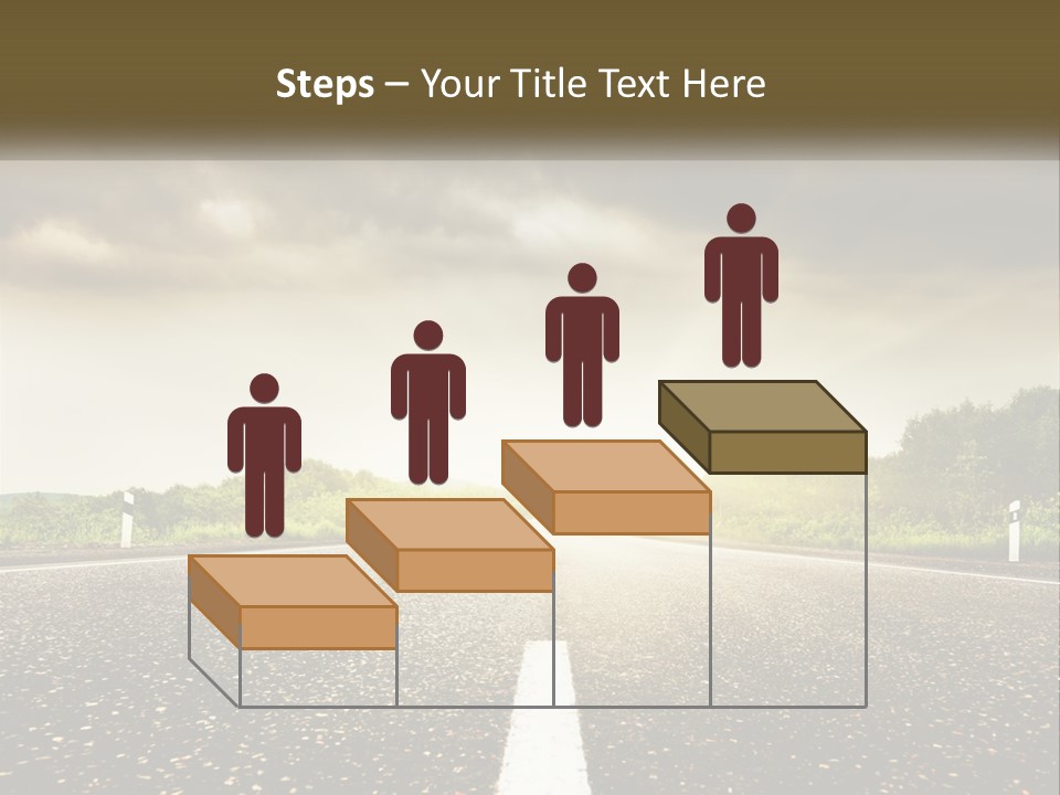 Cloud Construction Grass PowerPoint Template