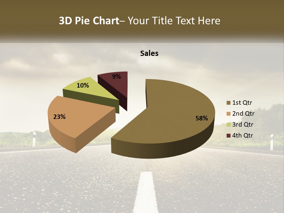 Cloud Construction Grass PowerPoint Template