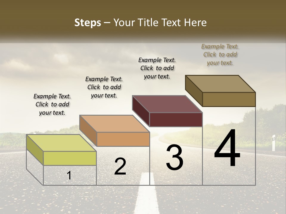 Cloud Construction Grass PowerPoint Template