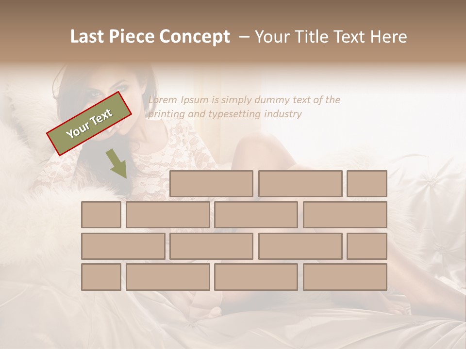 Green Model Loan PowerPoint Template
