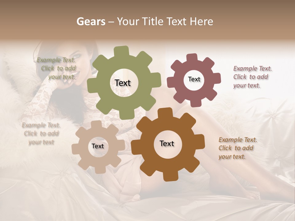 Green Model Loan PowerPoint Template