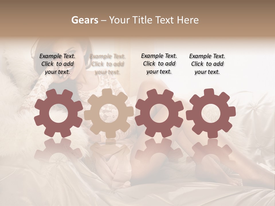 Green Model Loan PowerPoint Template