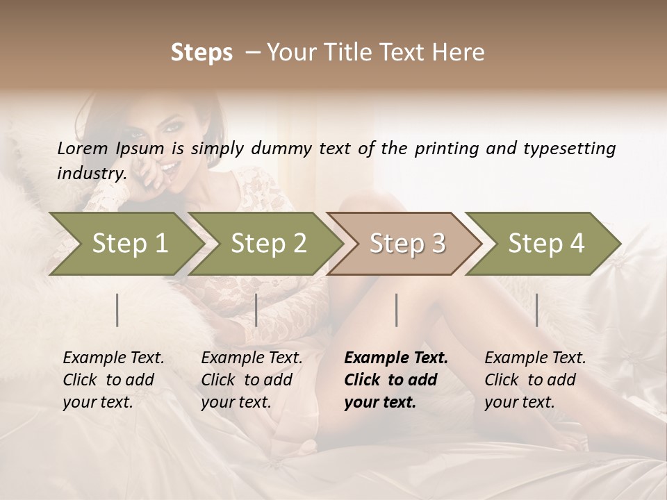 Green Model Loan PowerPoint Template