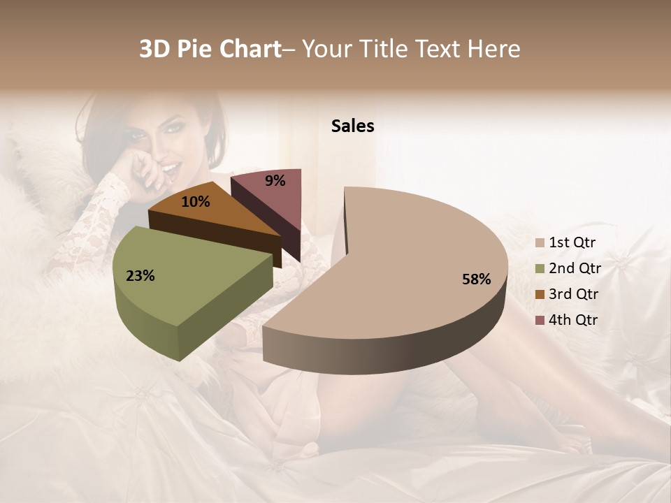 Green Model Loan PowerPoint Template