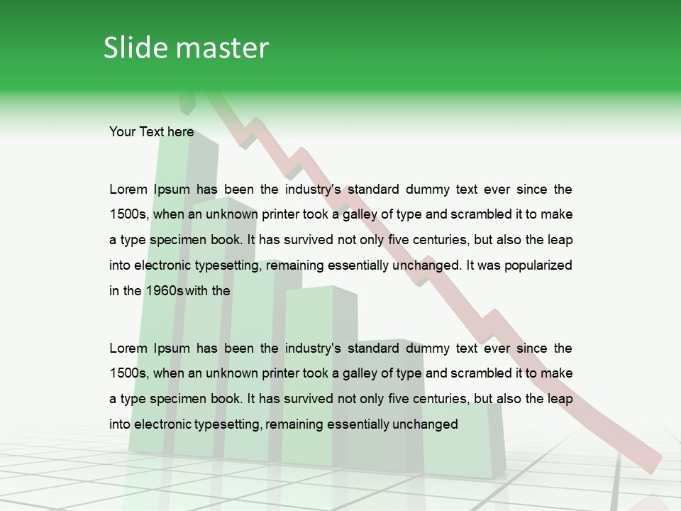 Loan Model Green PowerPoint Template