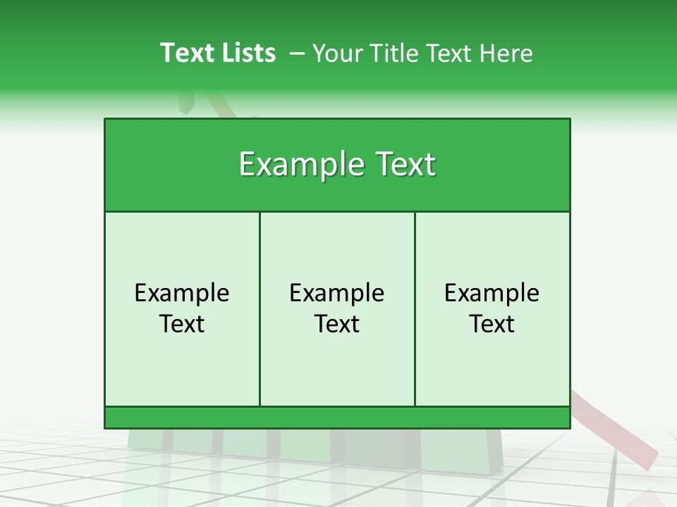 Loan Model Green PowerPoint Template