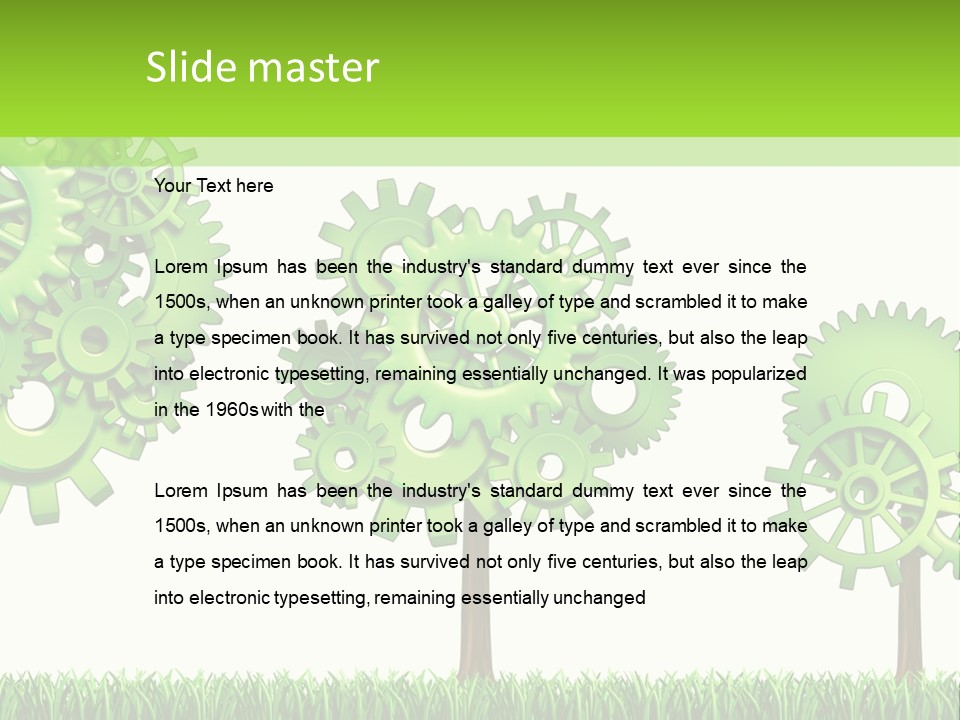 Cloud Construction Man PowerPoint Template