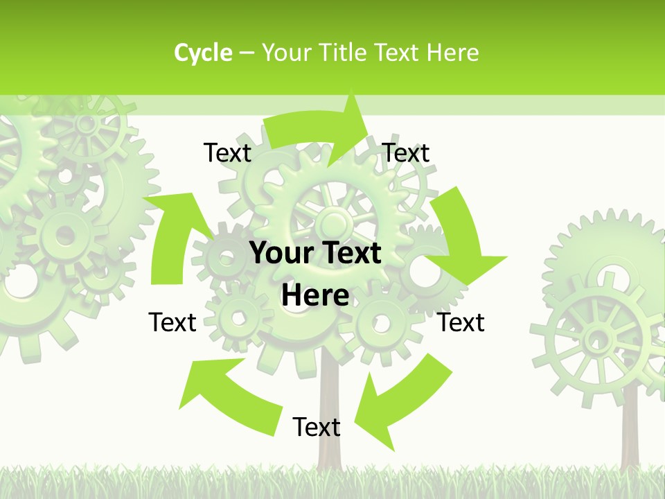Cloud Construction Man PowerPoint Template