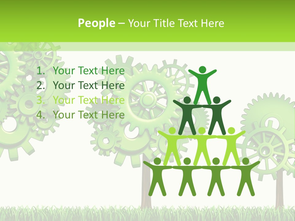 Cloud Construction Man PowerPoint Template