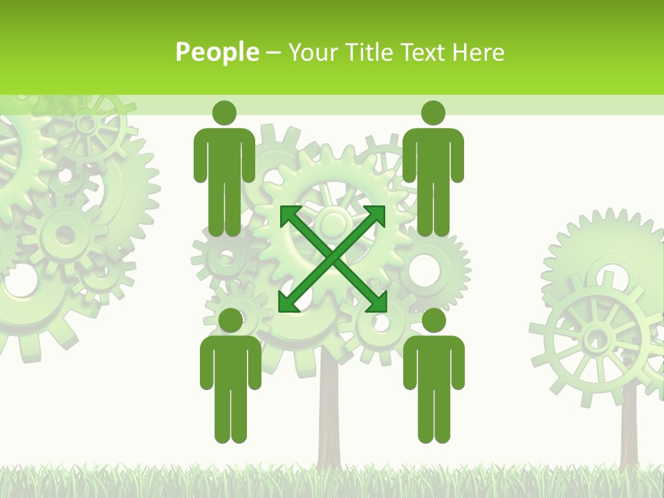 Cloud Construction Man PowerPoint Template