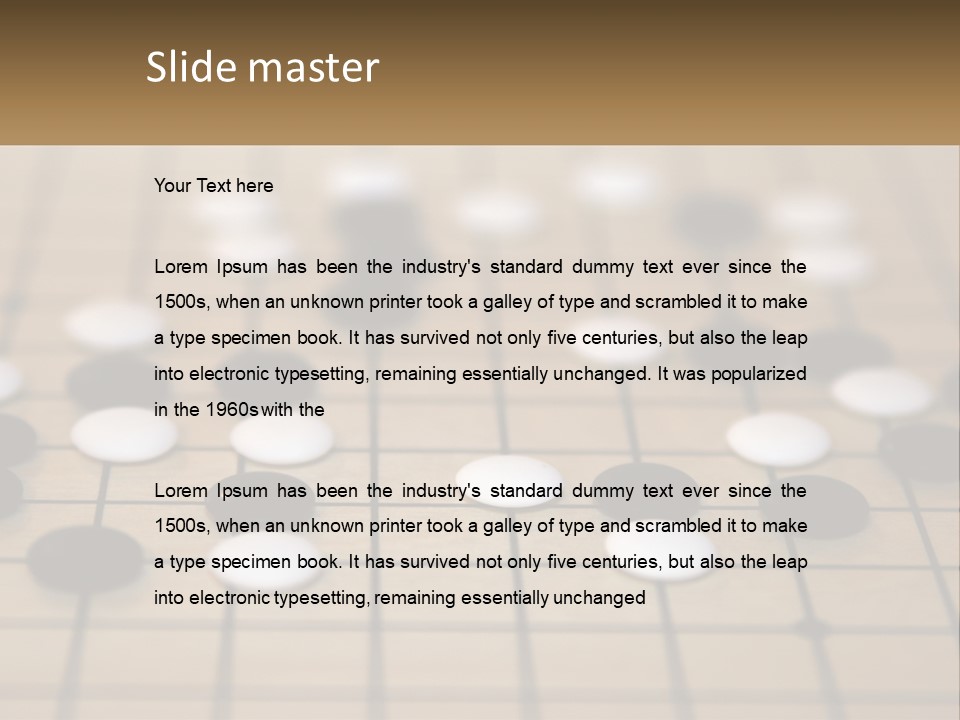 Property Human Hand Model PowerPoint Template