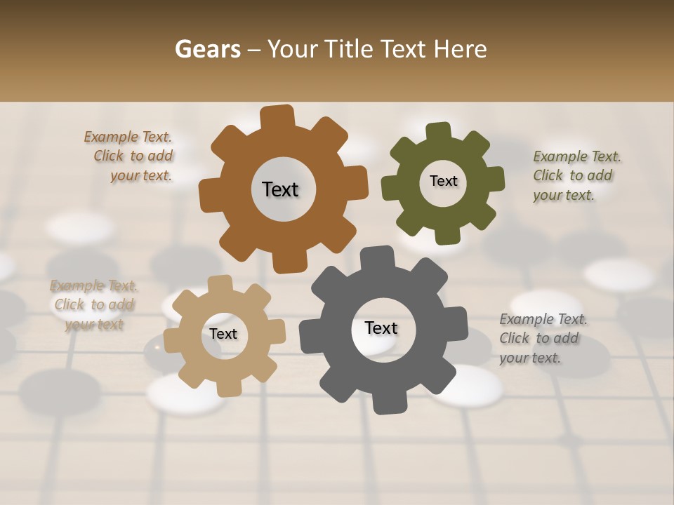 Property Human Hand Model PowerPoint Template