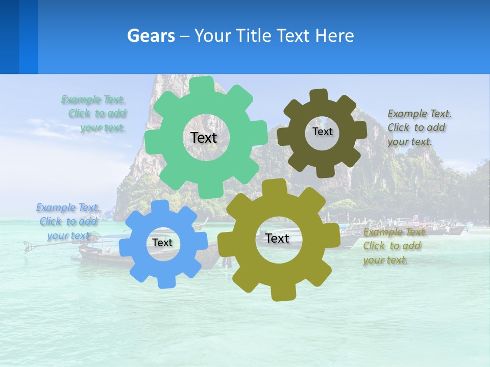 Lawn Cloud Nature PowerPoint Template