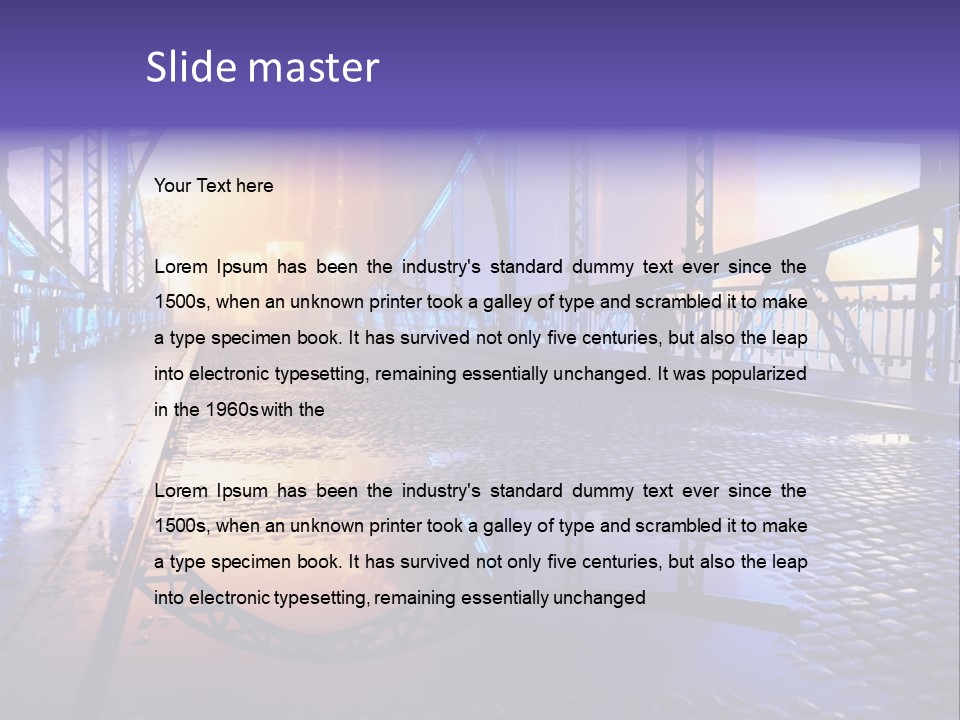Holding Loan Architecture PowerPoint Template