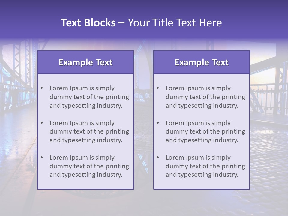 Holding Loan Architecture PowerPoint Template