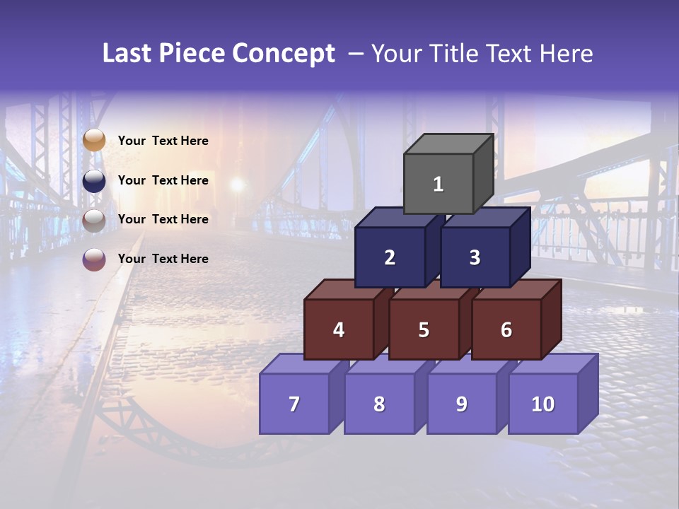Holding Loan Architecture PowerPoint Template