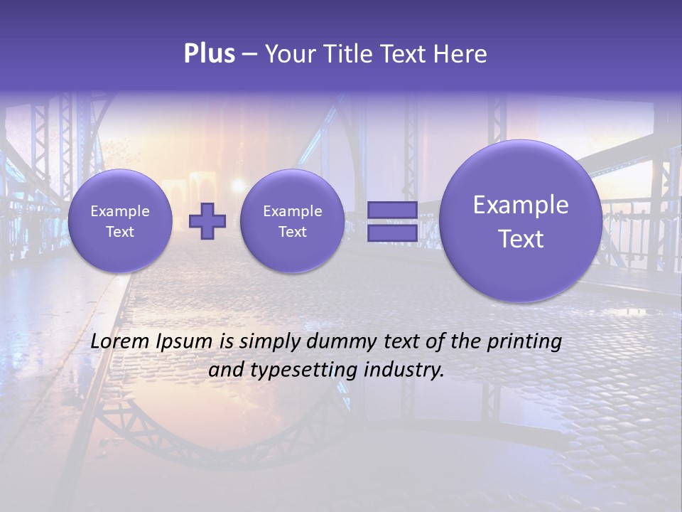Holding Loan Architecture PowerPoint Template