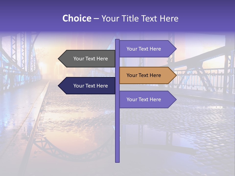 Holding Loan Architecture PowerPoint Template