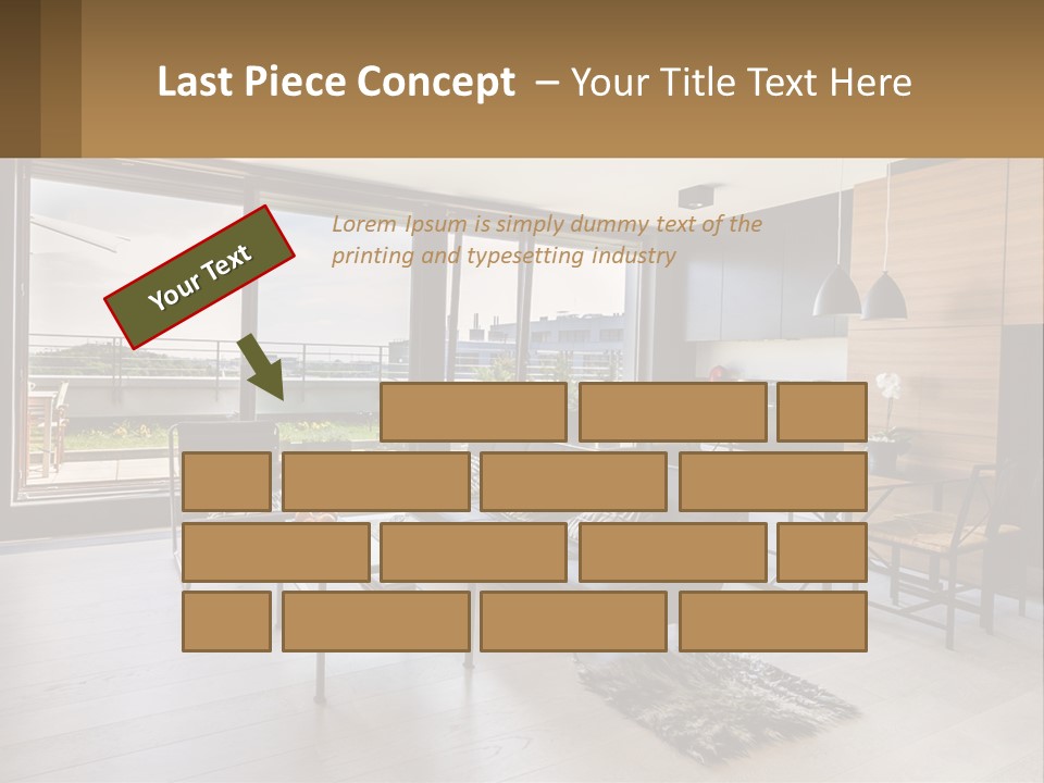 Rent Sale Hand PowerPoint Template