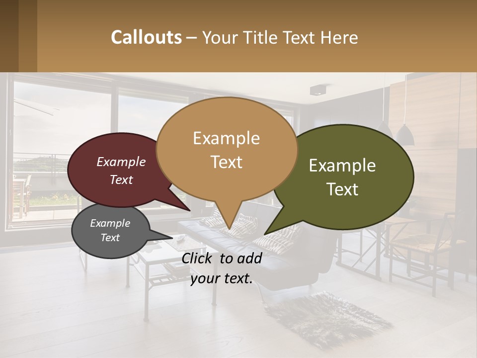 Rent Sale Hand PowerPoint Template