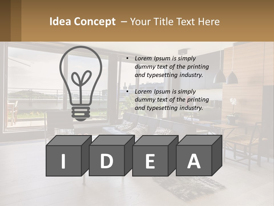 Rent Sale Hand PowerPoint Template