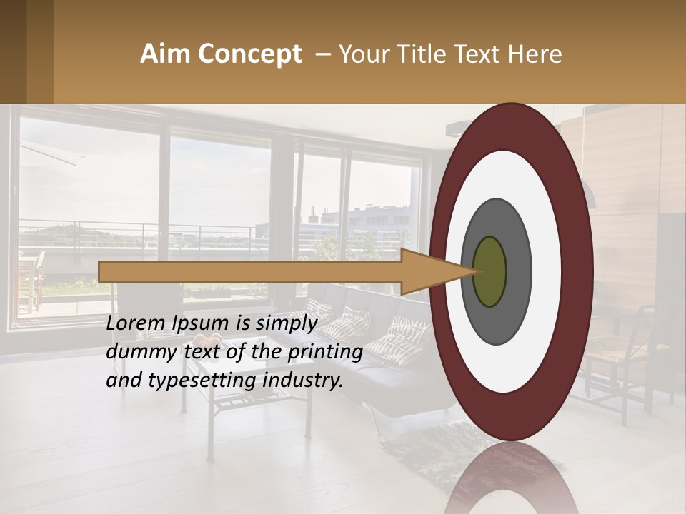 Rent Sale Hand PowerPoint Template