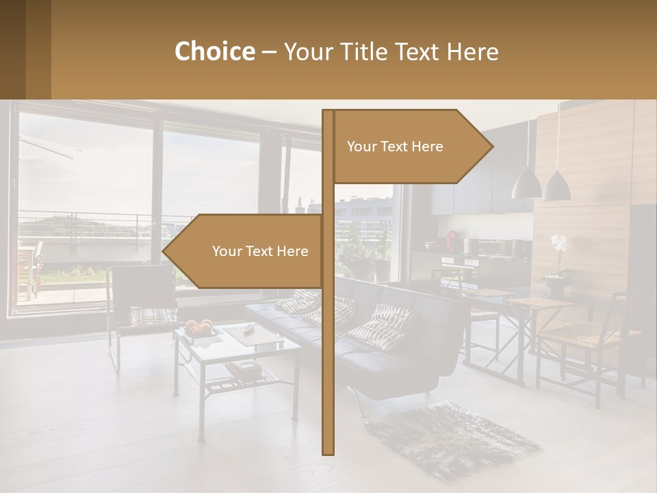 Rent Sale Hand PowerPoint Template