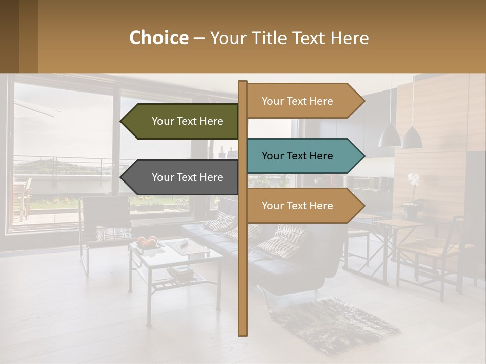 Rent Sale Hand PowerPoint Template