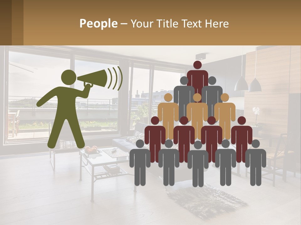 Rent Sale Hand PowerPoint Template