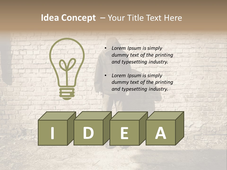 Loan Architect Grass PowerPoint Template