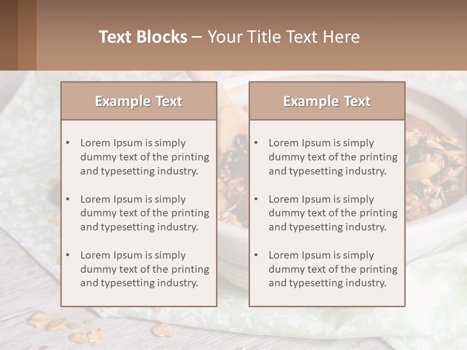 Green Construction Model PowerPoint Template
