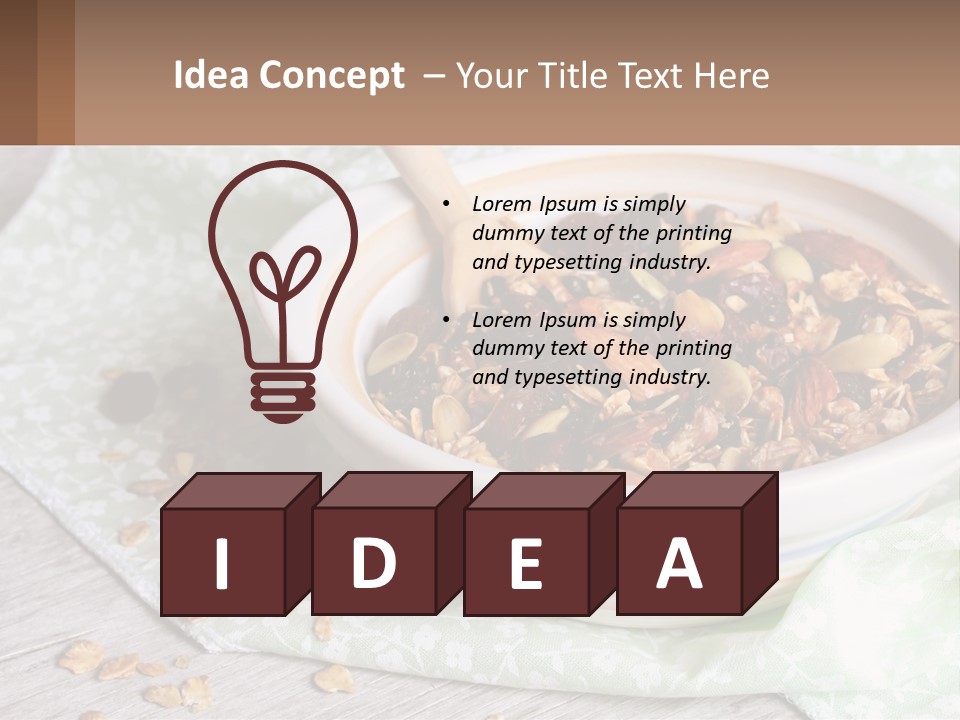 Green Construction Model PowerPoint Template