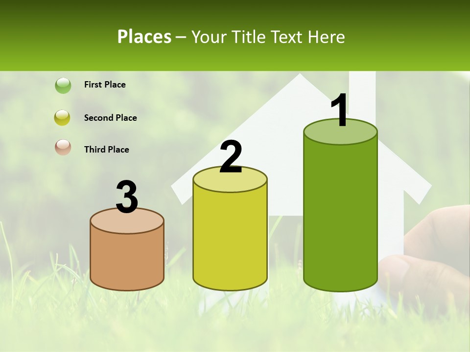 Architecture Hand Holding PowerPoint Template