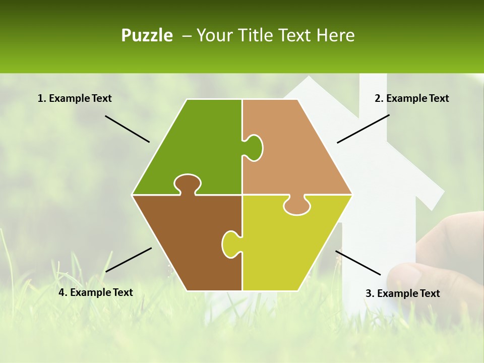 Architecture Hand Holding PowerPoint Template