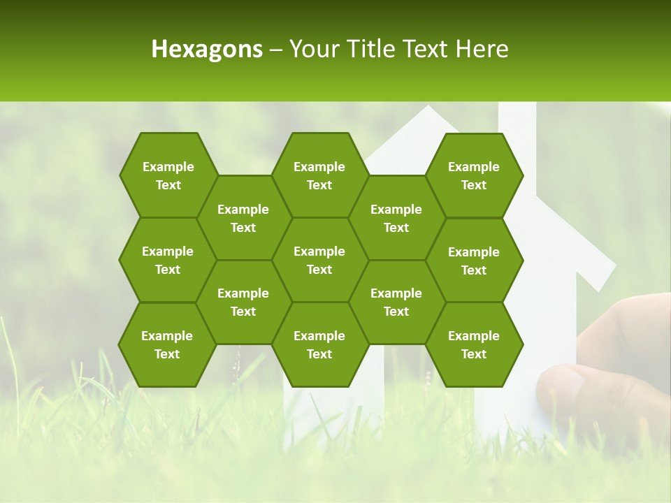 Architecture Hand Holding PowerPoint Template