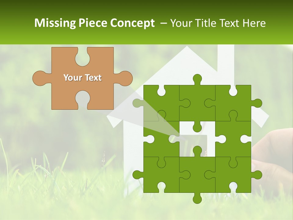 Architecture Hand Holding PowerPoint Template