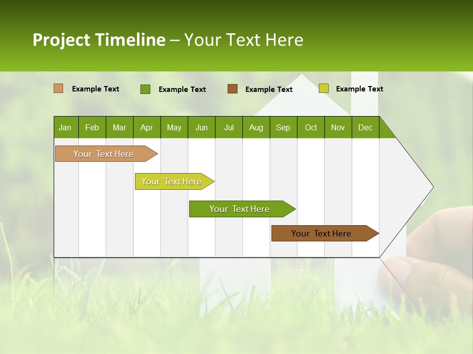 Architecture Hand Holding PowerPoint Template