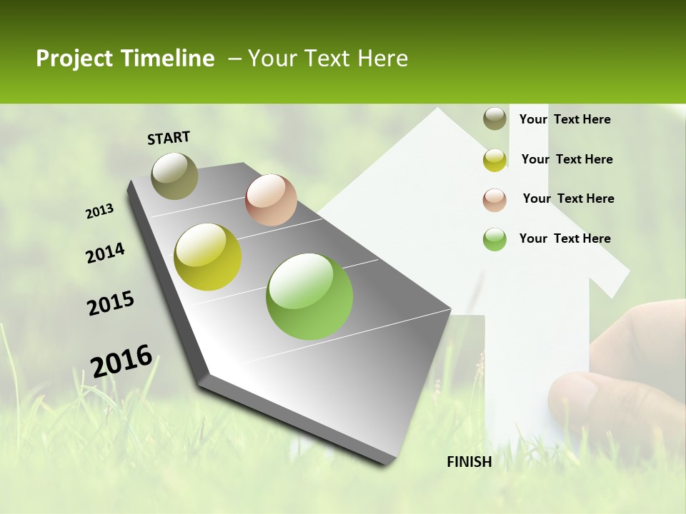 Architecture Hand Holding PowerPoint Template