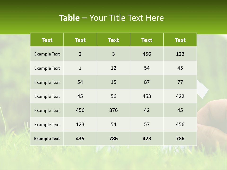 Architecture Hand Holding PowerPoint Template