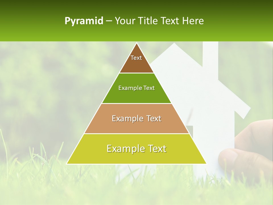 Architecture Hand Holding PowerPoint Template