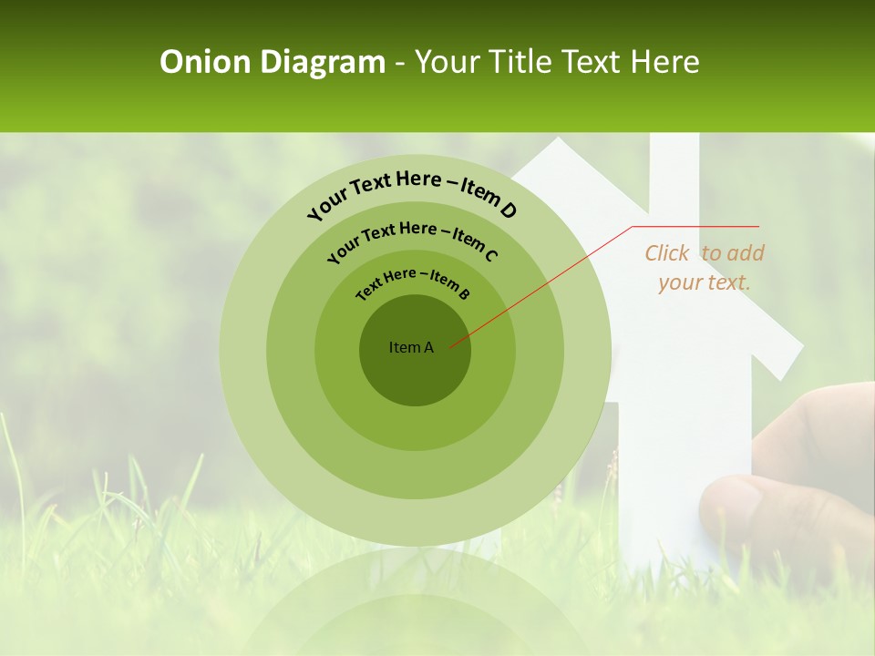 Architecture Hand Holding PowerPoint Template