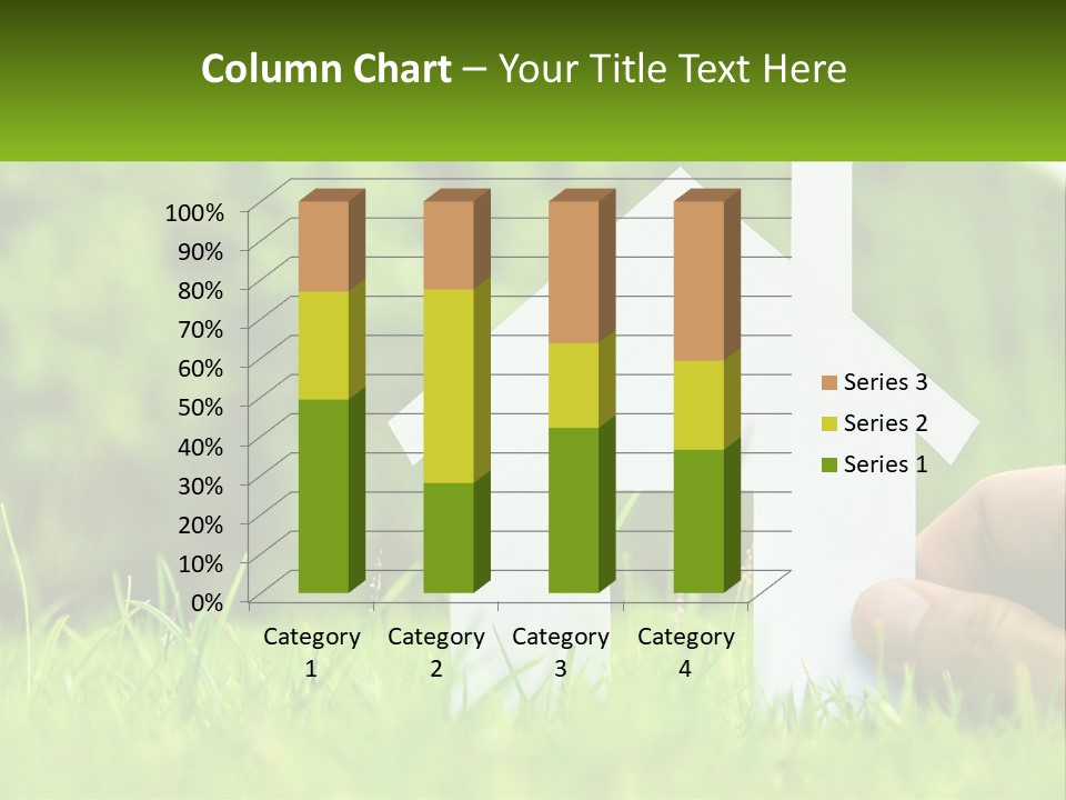 Architecture Hand Holding PowerPoint Template