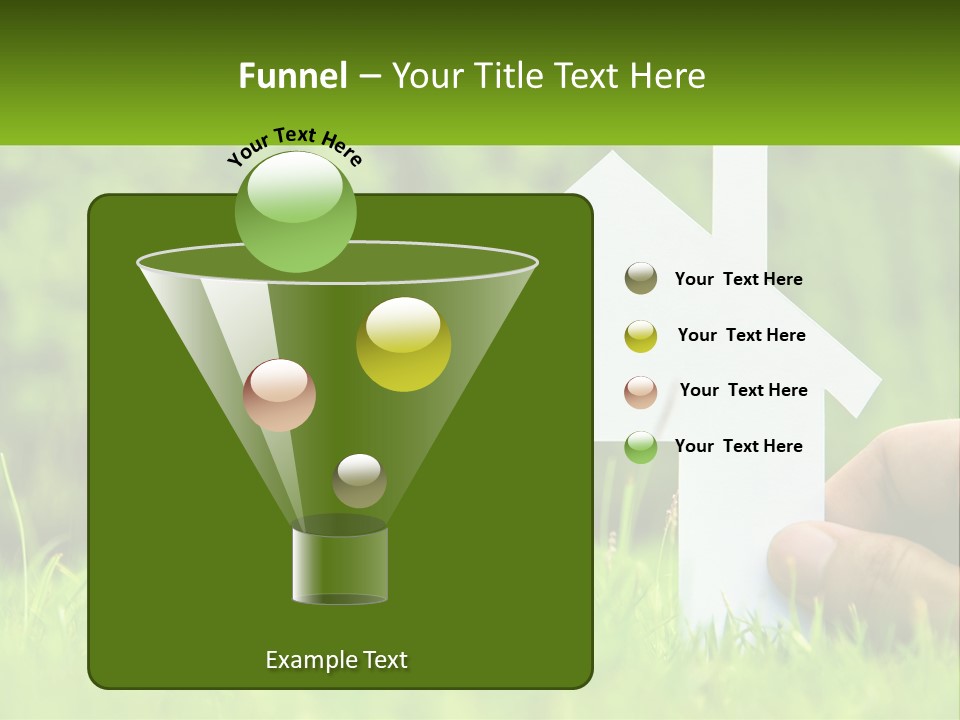 Architecture Hand Holding PowerPoint Template