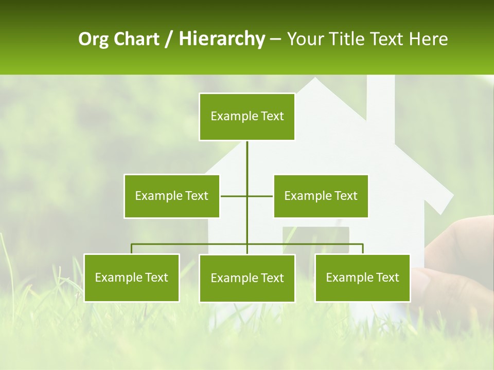 Architecture Hand Holding PowerPoint Template