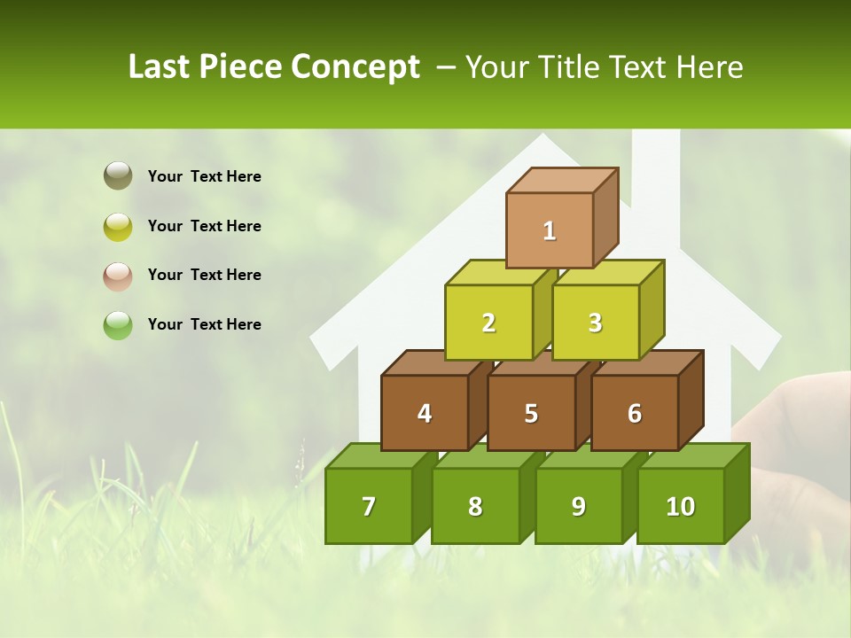 Architecture Hand Holding PowerPoint Template