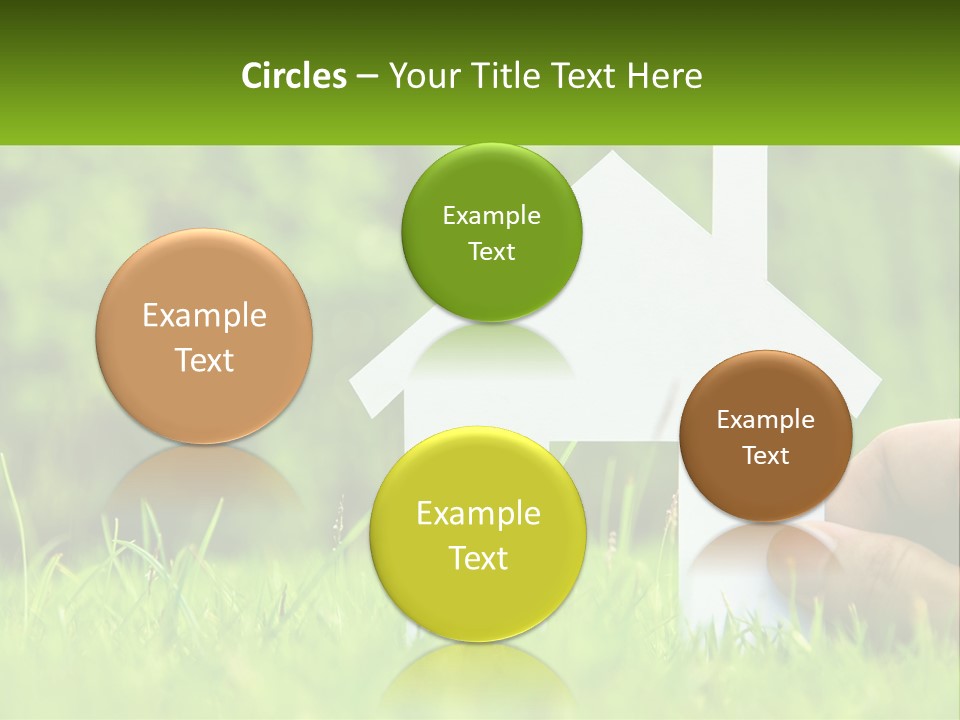 Architecture Hand Holding PowerPoint Template